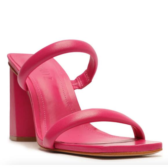 SCHUTZ New in Box Ully Double Strap Slide in Pink // 8.5 - Picture 1 of 12